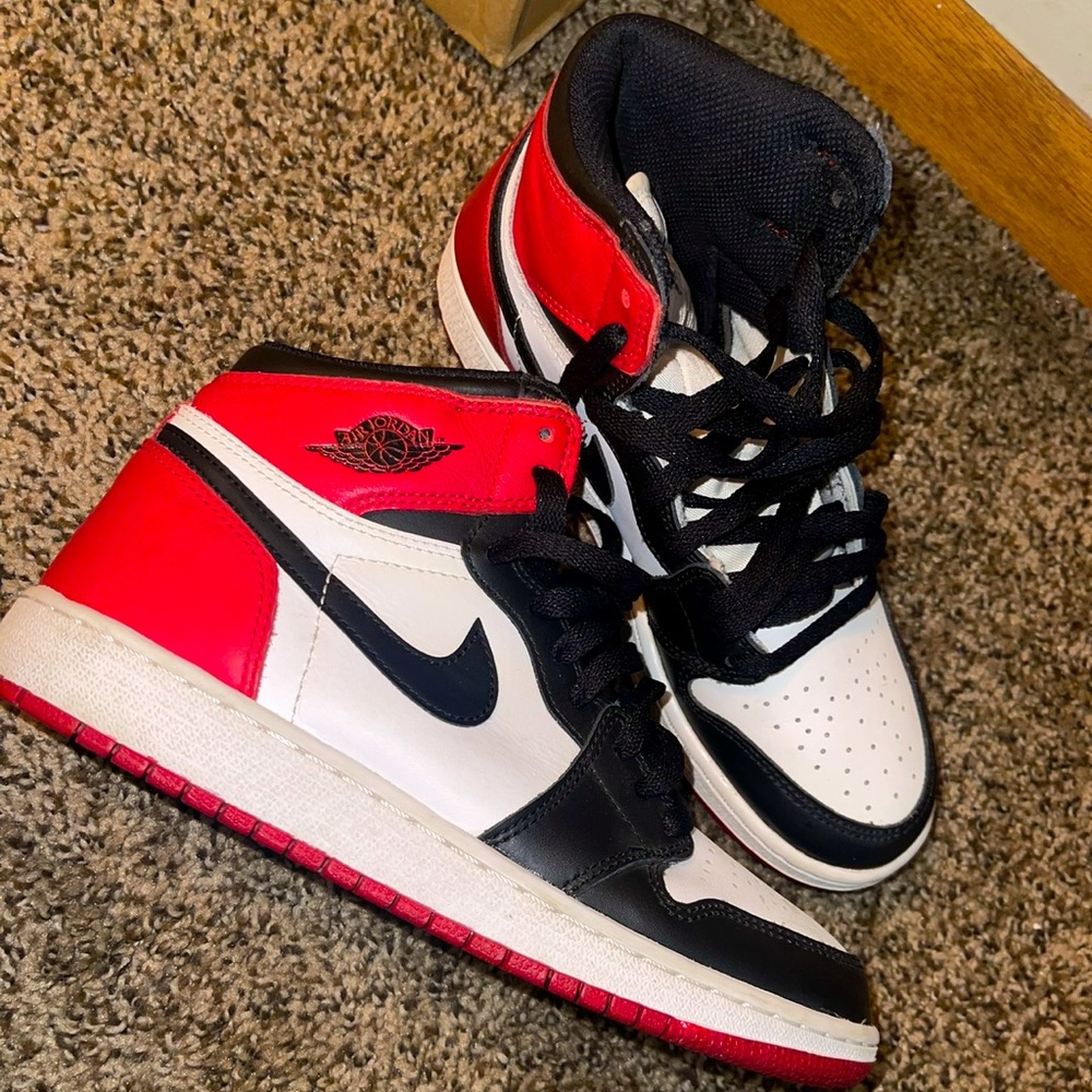 Jordan 1 Retro Black Toe 2016 6Y